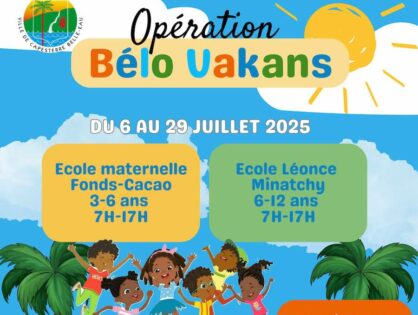 Inscriptions - Bélo Vakans